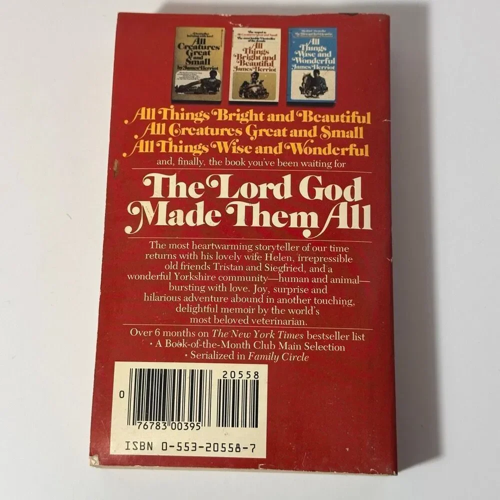 Vintage All Four Lovable Bestsellers by James Herriot Collection Of Books Set